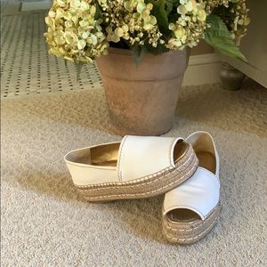 Prada leather espadrilles